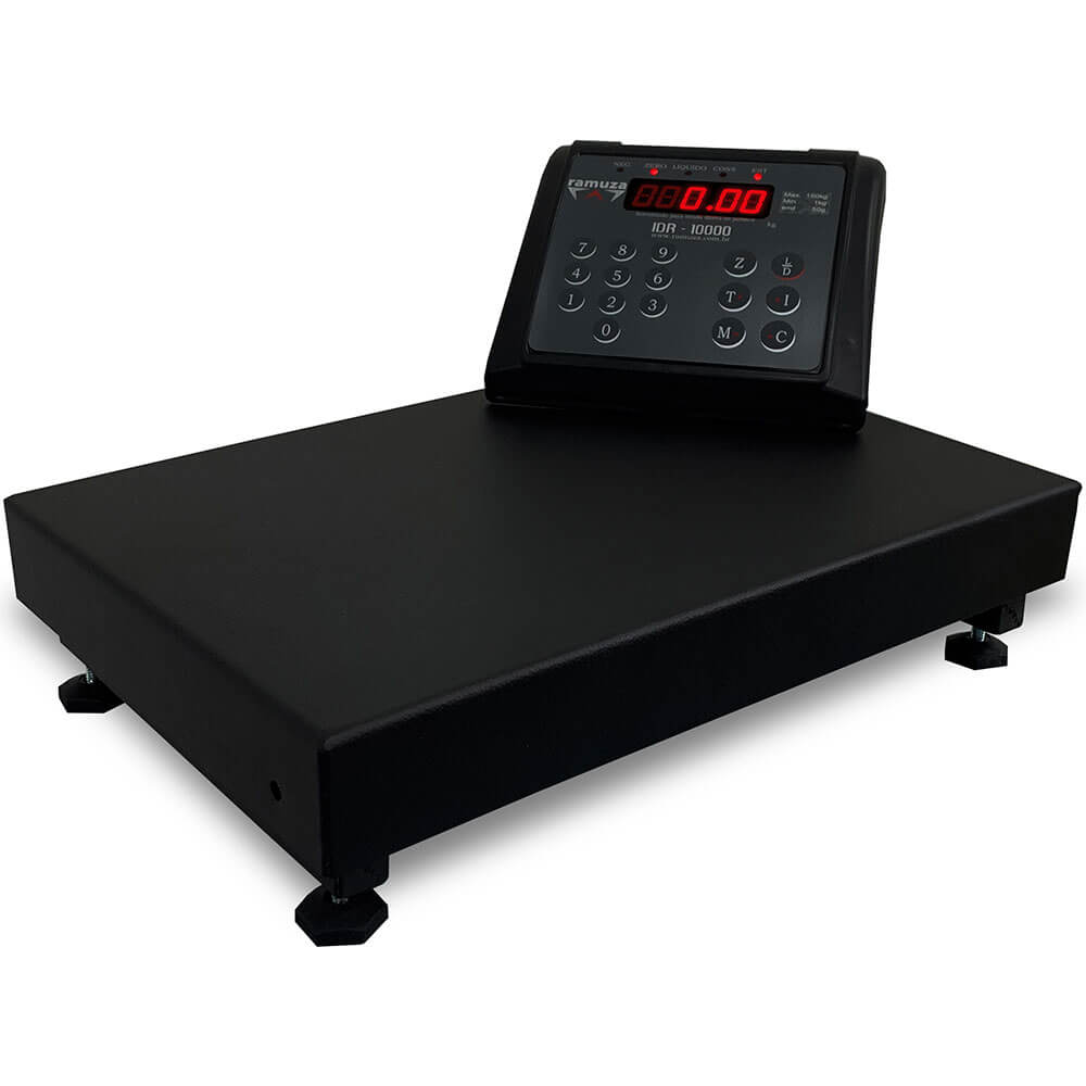 Balança industrial DPB 300KG com bandeja em aço carbono