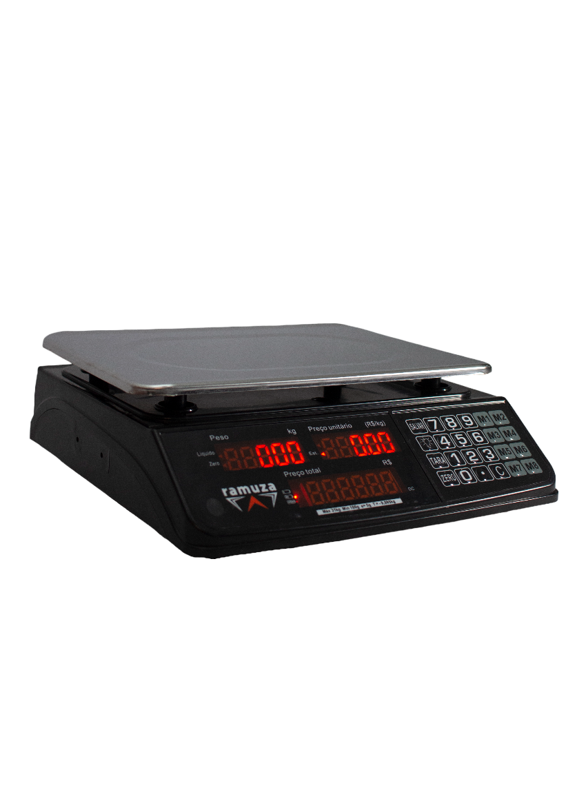 Balança computadora com display LED